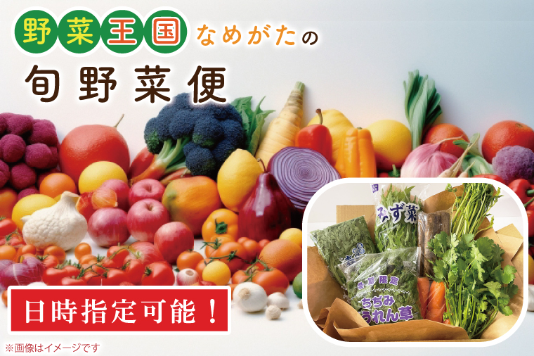 CU-127 【到着日指定可!!】野菜王国なめがたの旬野菜便